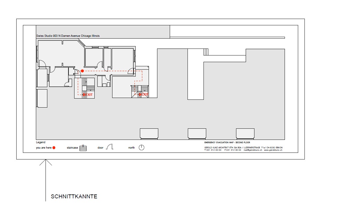 Chicago Wohnung Aufnahmeplan